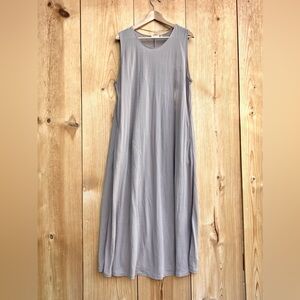 M.X.O. Long Sleeveless Tan Dress Sz Large